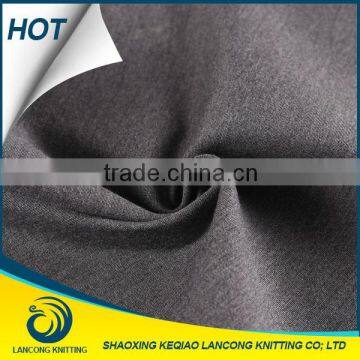 Lancong Rayon Grey Blend 50s Nylon Punto Roma Fabric for Jackets