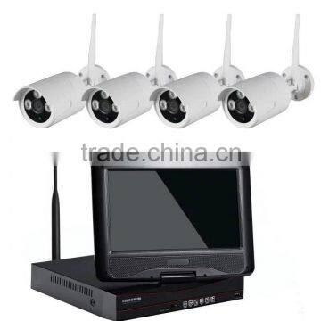 2016 home security plug and play 4ch wireless nvr kit