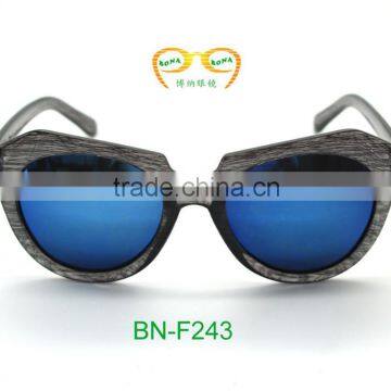 2015 High Quality Wooden Frame Mirroor Lens Sunglasses photo-2