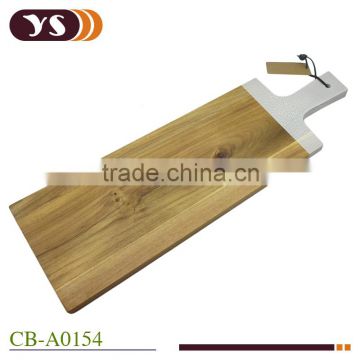 Long acacia wood chopping board