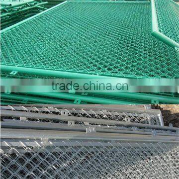 wholesale galvanized used chain link fence panels per sqm weight