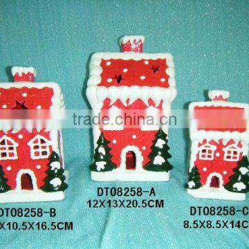 2012 new ceramic christmas house