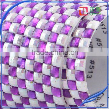 New Design Purple Square 24*40cm Slef Sticker Plastic Mesh photo-5