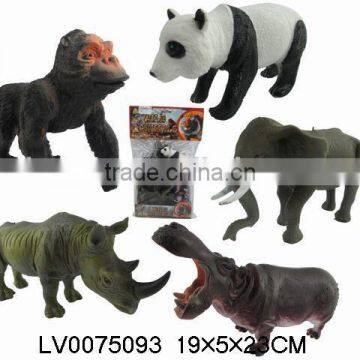 2015 Novelty 4" Plastic Dinosaur Toys ,animal Toys Shantou 6 in 1 photo-6