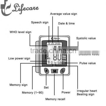 CE approved test blood pressure machine