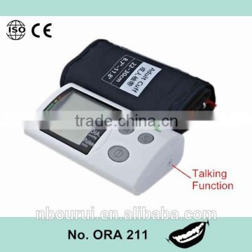 Talking blood pressure meter