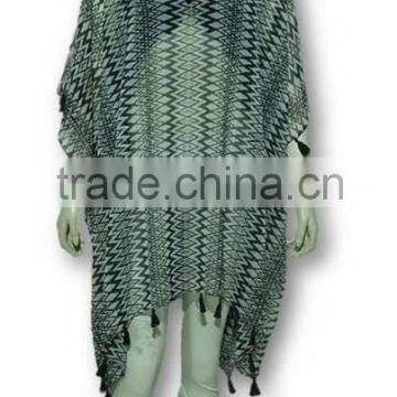 Printed Poly Chiffon Beach Wear