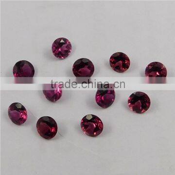 NATURAL RHODOLITE GARNET CUT FACETED GOOD COLOR & QUALITY 6 MM ROUND LOT
