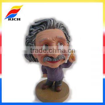 New arts crafts custom einstein dashboard bobble head dolls for sale