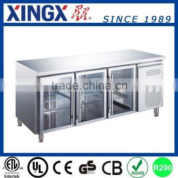 3 Glass Door Snack Counter refrigerator_GX-SNACK3100TNG