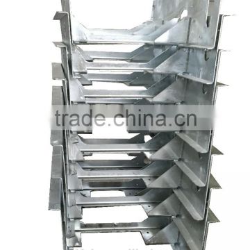 Flame cutting custom made heavy steel parts