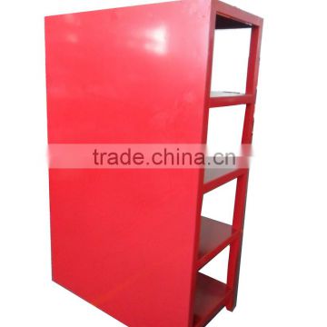 ISO9001 custom made sheet metal show shelf fabrication with painting service