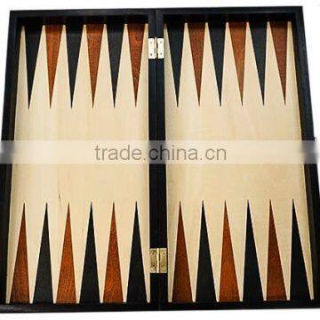 QUALITY Modern Silkscreened 3 in 1 WOOD Folding CHESS, BACKGAMMON, CHECKERS Set photo-3