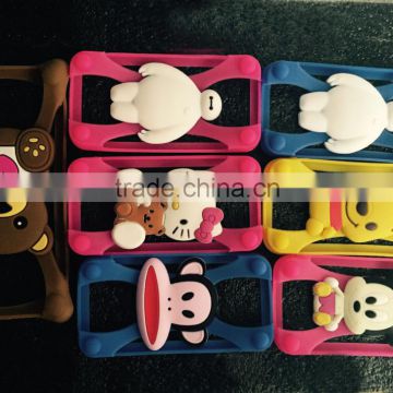 Customized Cute Monkey Silicone Mobile Phone Case