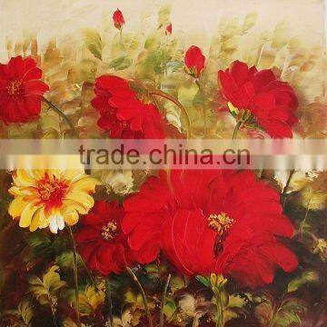 Wall art flower oil painting