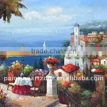 Knife Mediterranean oil painting