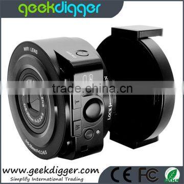 AMKOV JQ1 4X Digital 5X Optical Zoom Wifi Digital Camera Selfie Lens-style 20MP Full HD 1080P 30fps