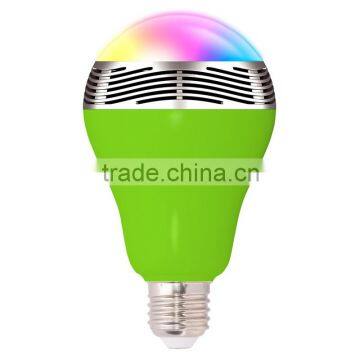 bluetooth led music speaker 3w bulb light with android and ios app remote control