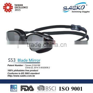 Blade Mirror - Professional One Piece Adult Swimming Goggles