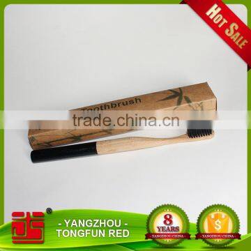 Teeth whitening customized eco charcoal bamboo toothbrush