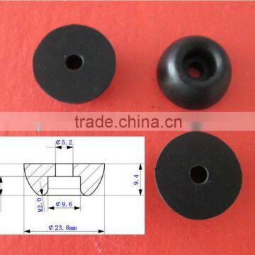 34 19 1 3/8" mm tapered anti slip round low temperature high temperature resistant Abrasion resistant rubber feet