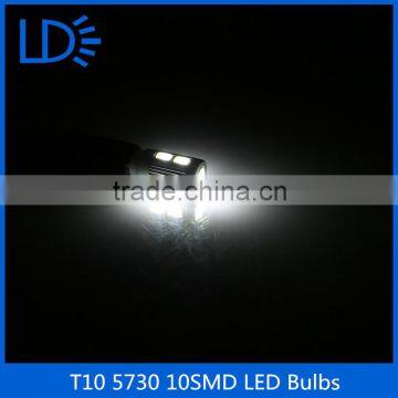 T10 Bulb Socket Universal Used Car Bulb Led Lighting 10smd 5730 T10 Bulb