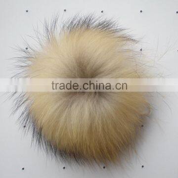 13-22CM Hot-selling Raccoon Fur Ball Garments Accessories Shoes & Accessories, Raccoon Fur Pom Poms