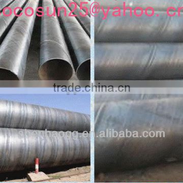 ASTM A53/106 anti-corrosion welded carbon Spiral steel pipe