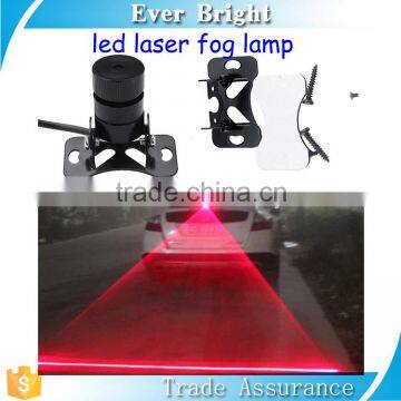 Low cost universal car anti collision led laser warning tail led fog light laser