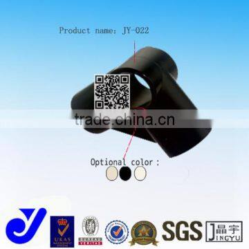 JY-A022|Black connecting joints for Round Tubes|Plastic PP pipe fitting|Elbow with rubber joint for coated pipe