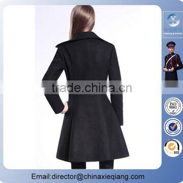 2016 New Desgin Zipper Slim Fit Lady Winter Coat