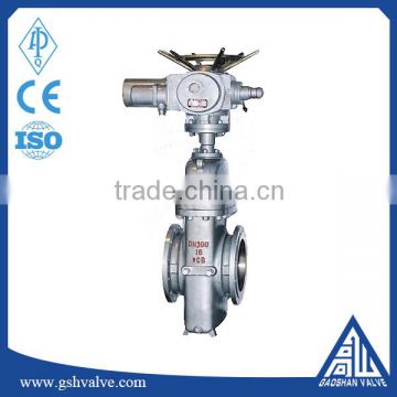 DN300 PN16 motor operated WCB slab gate valve