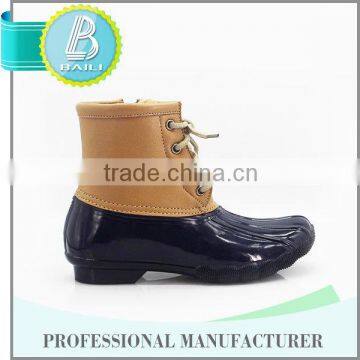 Newest Design 10 Years Experience Latest Design Waterproof Rubber Rain Boots Removable Lining