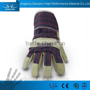 QL fast delivery handyman flex grip hand warm leather work glove thin