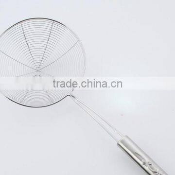 3 Sizes Net Leakage Stainless Steel Frying Colander Filter Mesh Line Loushao Dumplings Spoon Kitchen Supplies S59 photo-5