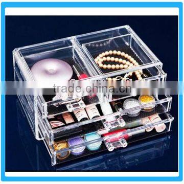 Dressing Case Makeup Case Professional Makeup Case With Drawer PMMA Make Up Cases