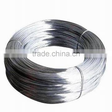 Hot dipped galvanized 250g zinc surface 2mm diameter GI wire