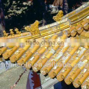 golden roof tile Chinese