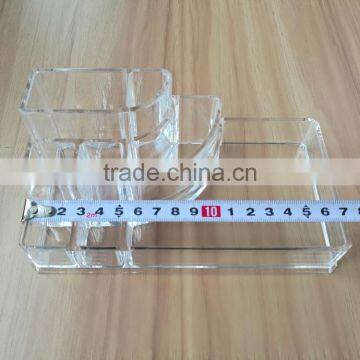 Wholesale Innovative Household Small Size Clear Cosmetic Acrylic Makeup Organizer With 8 Grids for Store Jewelry Cosmetic