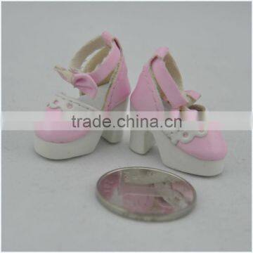 1/6 inch pink bjd shoes tutorial