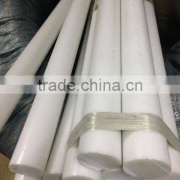 White plastic solid nylon rod on sale