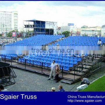 Hot Sale Outdoor Event 5 Rows Portable Stadium Bleachers photo-3