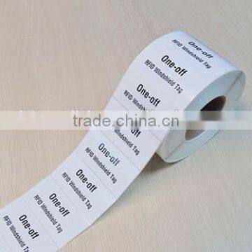 One-off Windshiled Tag RFID Sticker for Cars photo-4