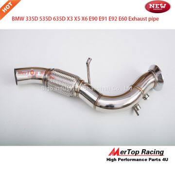 Mertop 70mm Particle Filter Replacement Downpipe DPF Off for B** 535 D 335 D E90 E91 E92 E60 E61 X3 X5 X6 photo-2