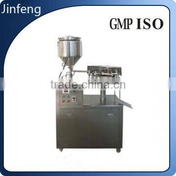 Semi-Automatic Metal tube Filling and Sealing Machine for paint,glue,ointment