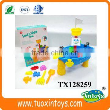 Kids Plastic Outdoor Summer Sand Beach Toys Table Set Sand Play Tools photo-6
