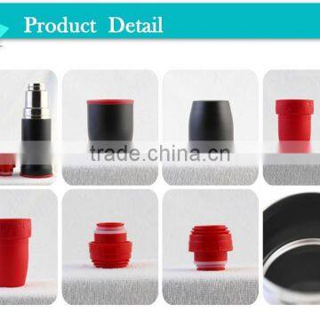 Double Walled Vacuum Insulated Sports Water Bottle With Cups (FSAD) photo-3