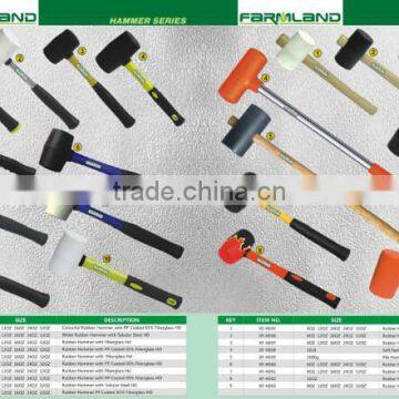 orange breaker hammer pvc rubber hammer inelasticity hammer