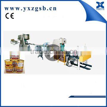 Automatic Tomato Tuna Sardine Fish Food Tin Can Production Line