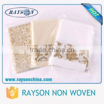 Cheap Price Custom Different Colors Square / Round Heat Resistant Nonwoven Plain Table Cover for Wedding , Home , Party photo-3
